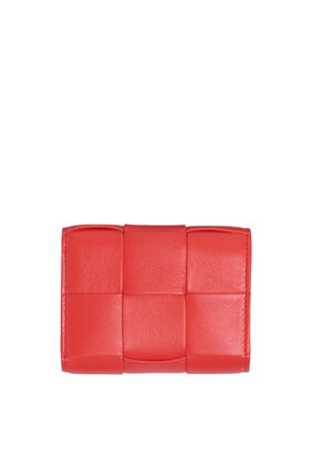 Casette Tri-Fold Zip Wallet